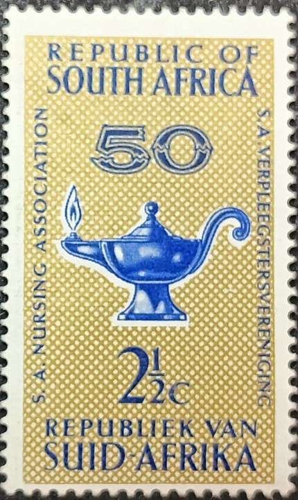 RSA 1964 The 50th Anniversary of South African Nursing Association 21/2c Unused