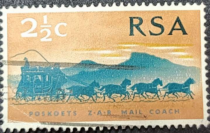 RSA 1969 The 100th Anniv. of the First Stamps of the South African Republic (Transvaal) 21/2c used