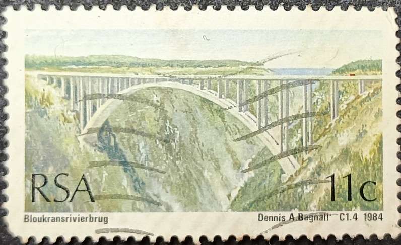 RSA 1984 South African Bridges 11c used