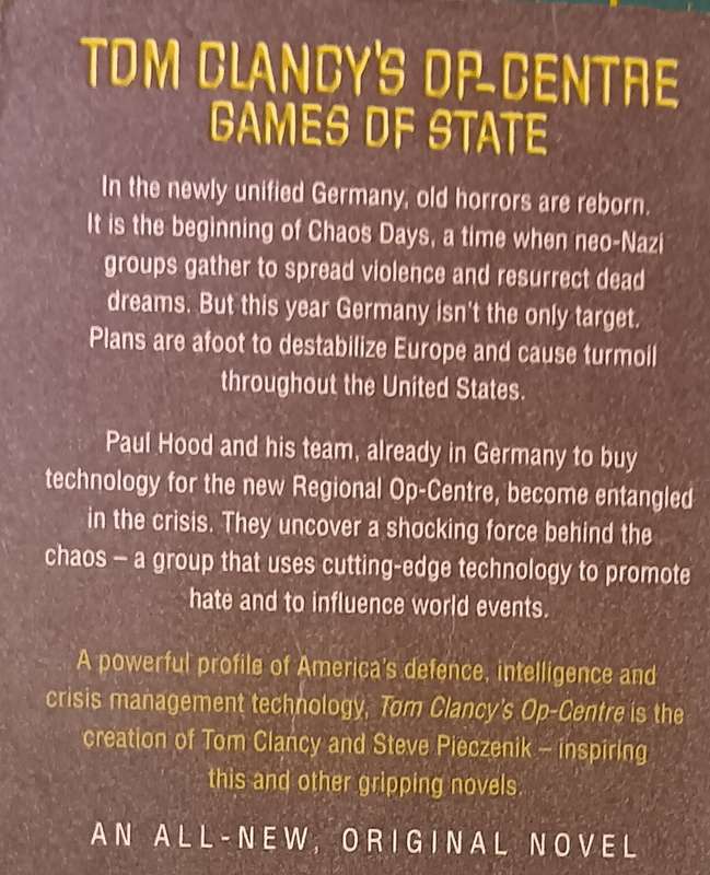 Tom Clancy's Op-Centre - Games of State - Softcover - 500 Pages