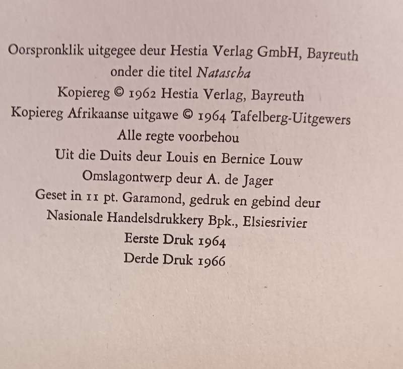 Natasja - Heinz G. Konsalik - Hardcover - 314 pages