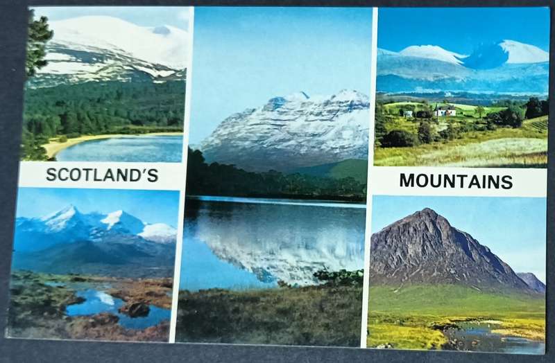 Post card from Scotland,  Scotland's Mountains