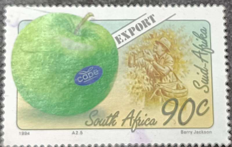 Republic of South Africa 1994 Export Fruits 90c used