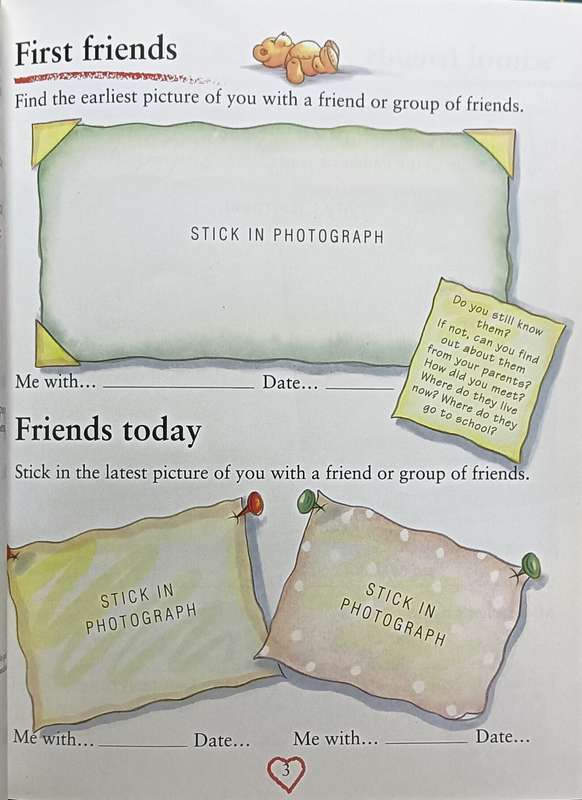 My Friends - Fill in all about your friends!