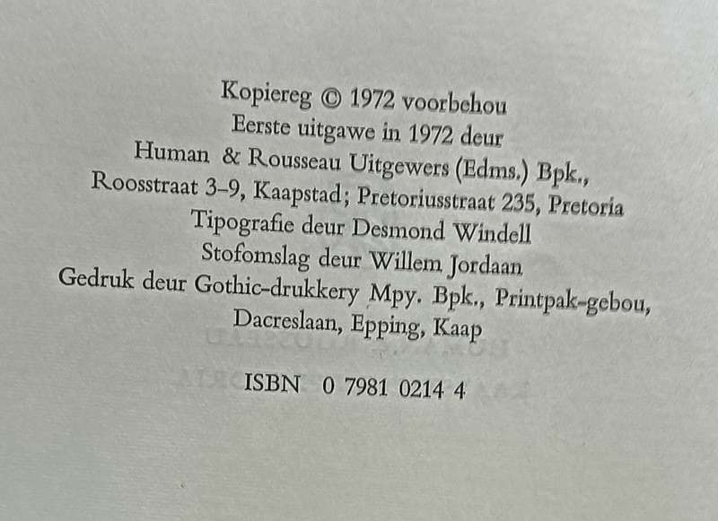 Die Pluimsaad waai Ver - N.P. van Wyk Louw - Hardcover - 82 pages