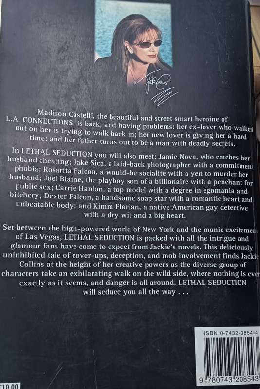 Lethal Seduction - Jackie Collins - Softcover - 474 Pages