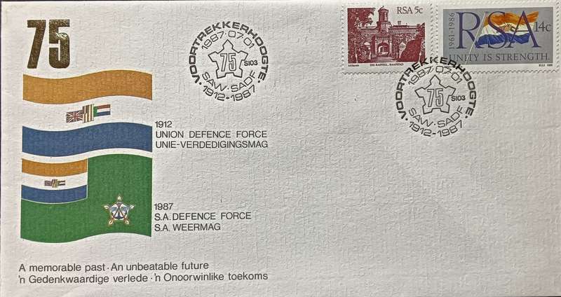 SA Defence Force 75 years Cover 1