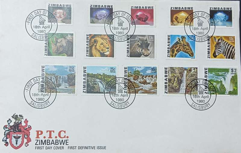 Zimbabwe 1980 FDC First Definitive Series