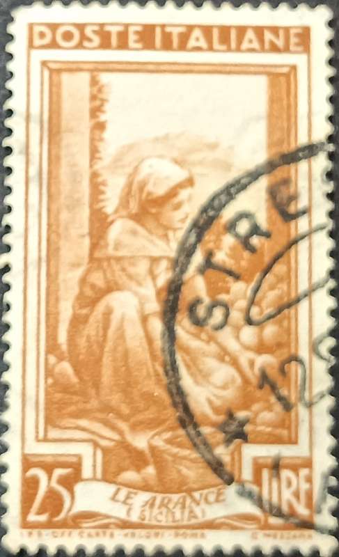 Italy 1950 Italy Working 25 Lire used