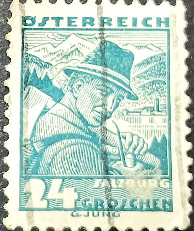 Austria 1934 -1936 National Costumes 24G used