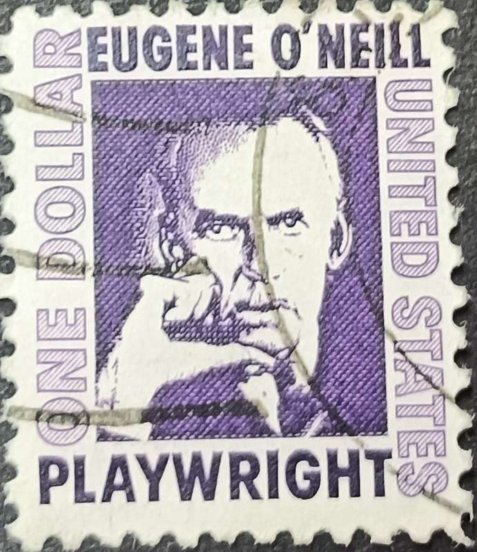 USA 1967 Prominent Americans - Eugene O'Neill used