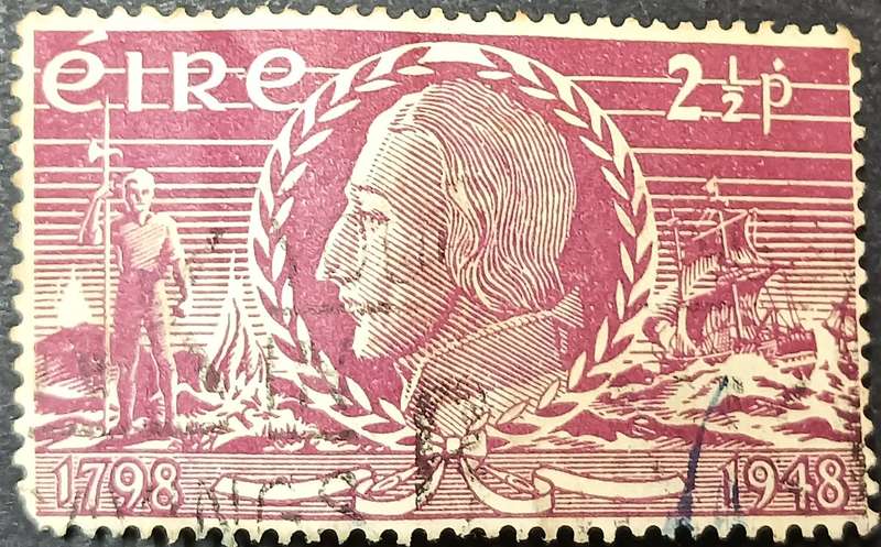 Ireland 1948 The 1798 Rebellion 21/2P used