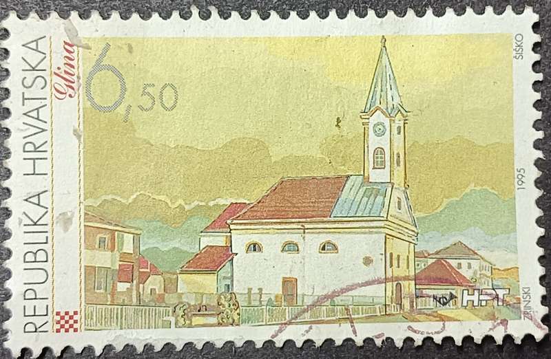 Croatia 1995 Croatian Cities 6.5(K) used