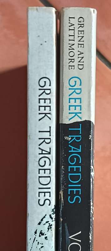 Greek Tragedies Vols 1 & 2 - David Greene & Richmond Lattimore - Softcover - 201 & 205 pages