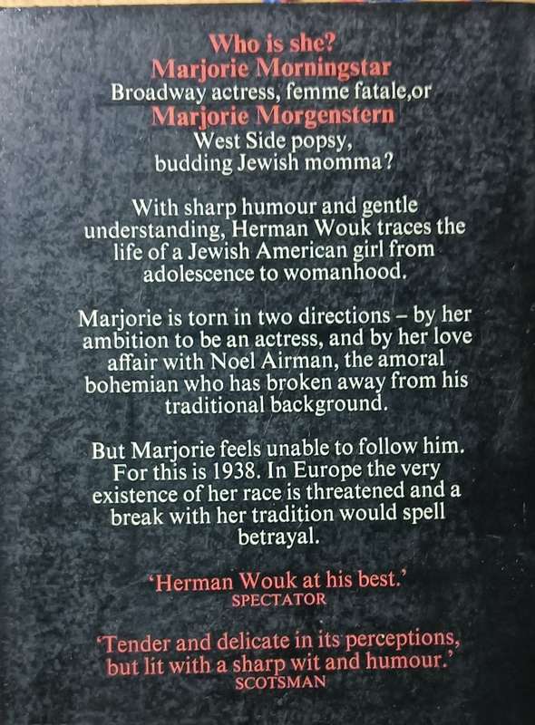 Marjorie Morningstar - Herman Wouk- Softcover - 579 Pages