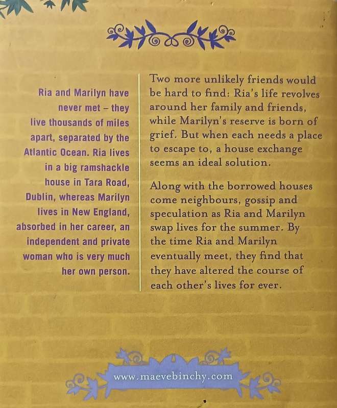 Tara Road - Maeve Binchy - Softcover - 488 pages