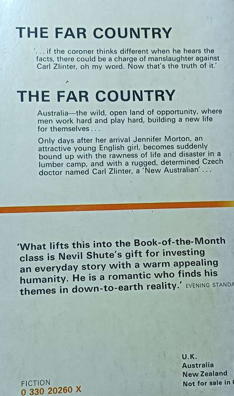 The Far Country - Nevil Shute - Softcover - 335 Pages