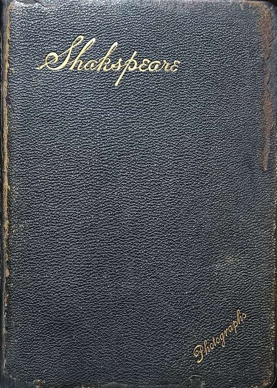The Works of William Shakespeare - Leather-bound - Gilt-edged - 1136 pages (1894)