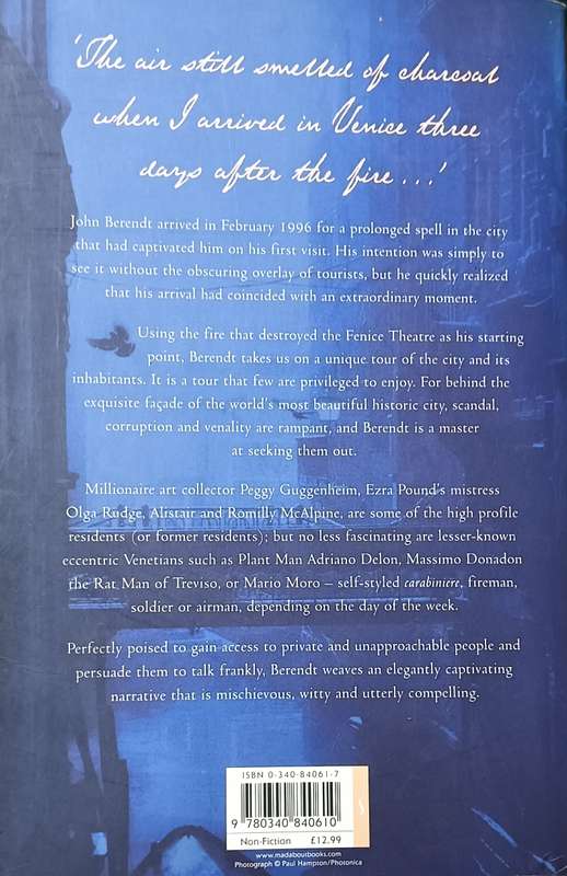 The City of Fallen Angels - John Berendt - Softcover - 372 Pages