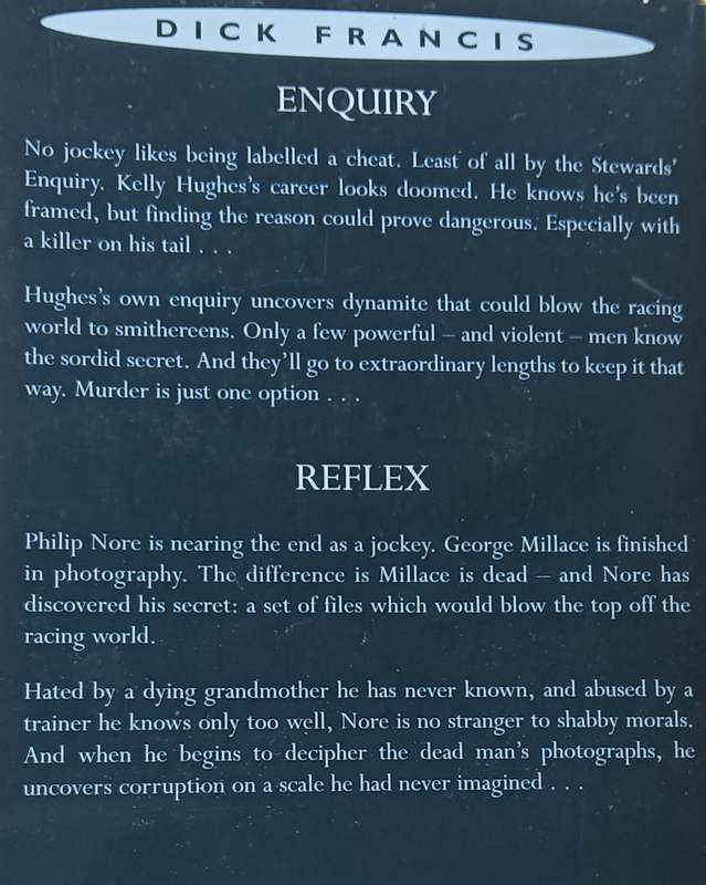 Enquiry & Reflex - Pan Double - Dick Francis - Softcover - 312 & 388 pages