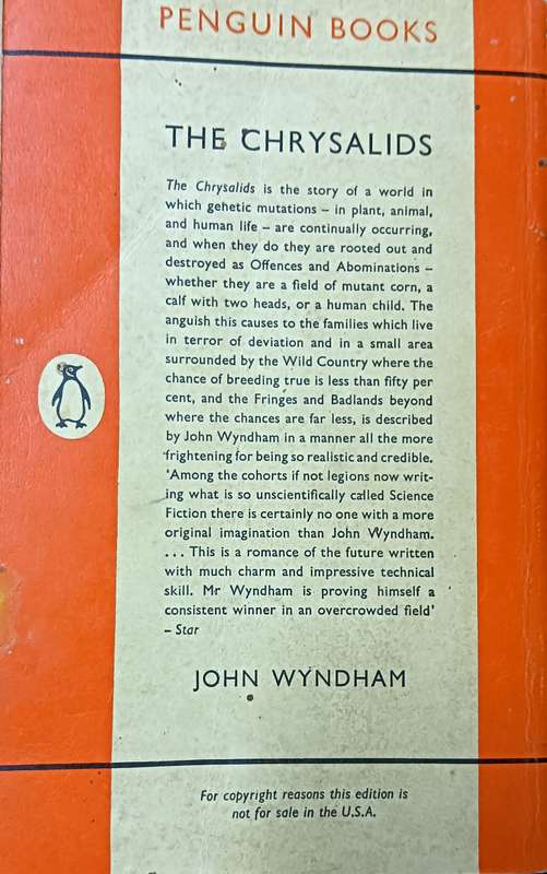 The Chrysalids - John Wyndham - Softcover - 200 pages