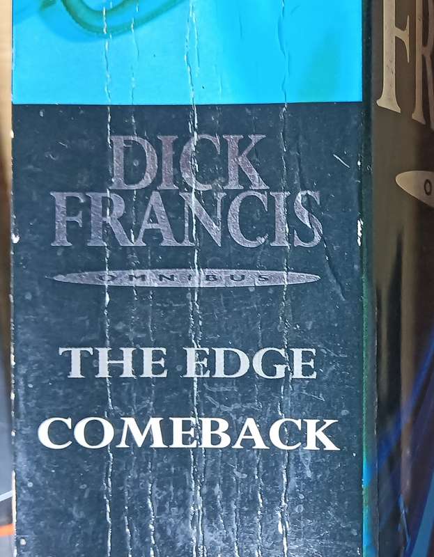 The Edge & Comeback - Pan Double - Dick Francis - Softcover - 472 & 409 Pages