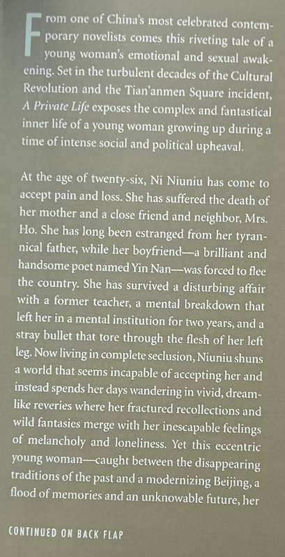 A Private Life - Ran Chen - Hardcover - 214 Pages