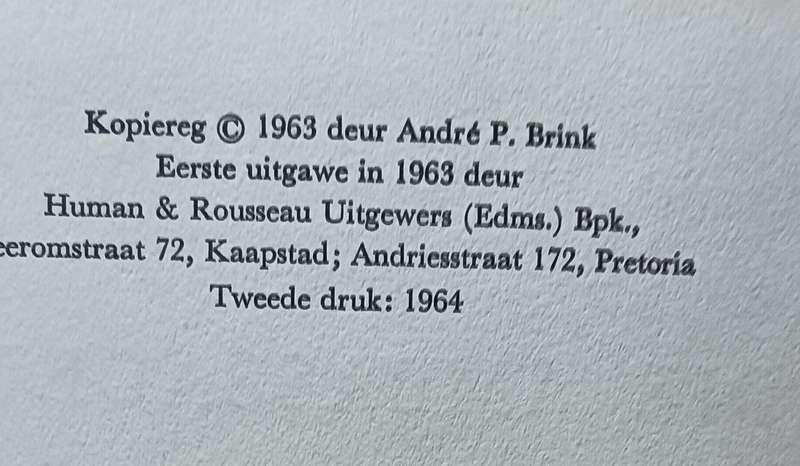 Die Ambassadeur - Andre Brink - Hardcover - 251 Pages