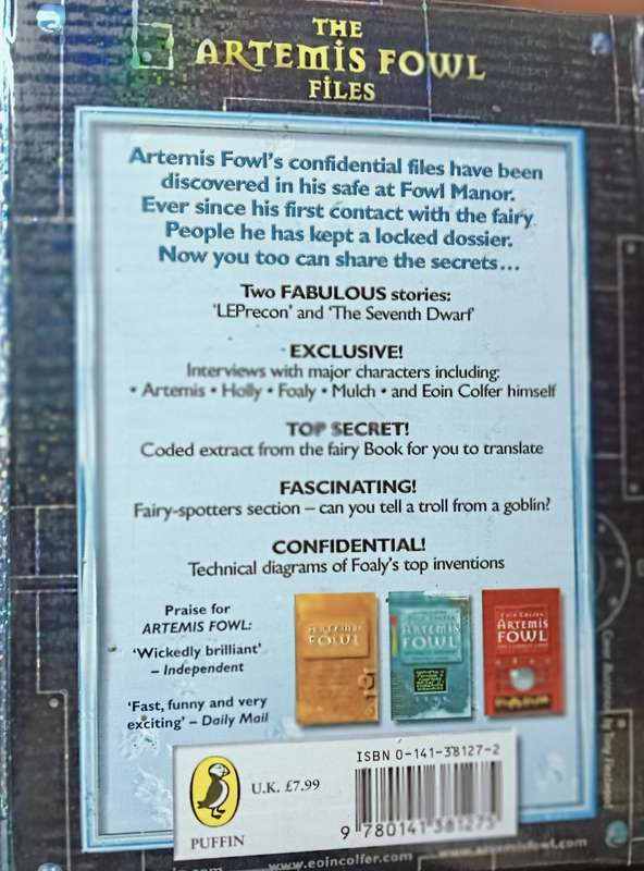 The Artemis Fowl Files - Eoin Colfer - Hardcover - 192 Pages
