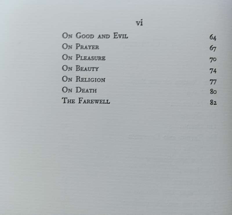 The Prophet - Kahlil Gibran - Hardcover - 96 Pages