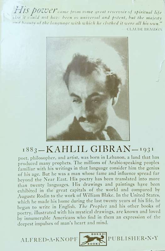 The Prophet - Kahlil Gibran - Hardcover - 96 Pages