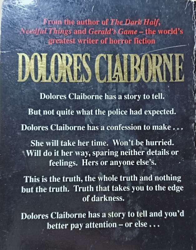 Dolores Claiborn - Stephen King - Softcover - 307 pages