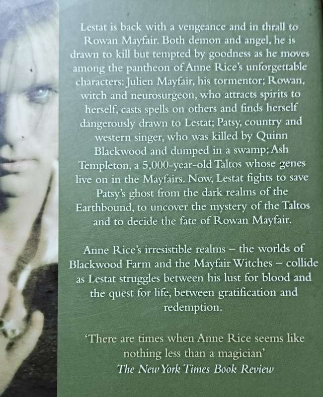 Blood Canticle - Anne Rice - Softcover - 392 Pages