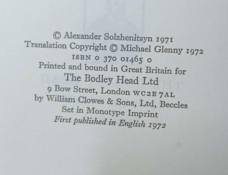 August 1914 - Alexander Solzhenitsyn - Softcover - 645 Pages