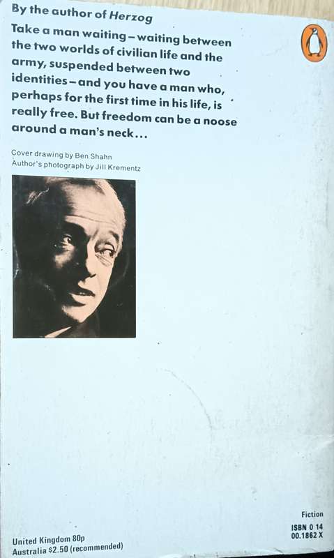 Dangling Man - Saul Bellow - Softcover - 159 Pages - Penguin