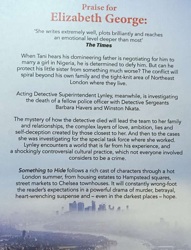 Something To Hide - Elizabeth George - Softcover - 624 Pages