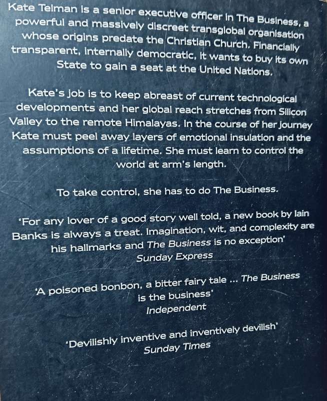 The Business - Iain Banks - Softcover - 393 pages