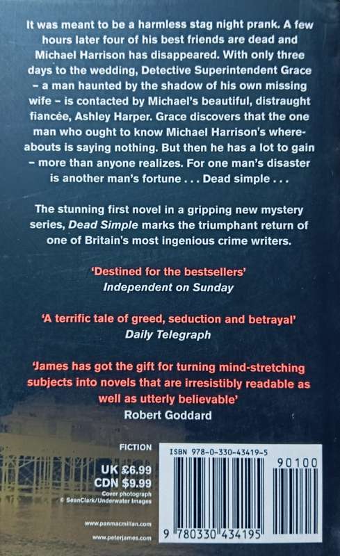 Dead Simple - Peter James - Softcover - 469 pages