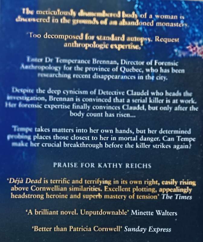 Deja Dead - Kathy Reichs - Softcover - 510 pages