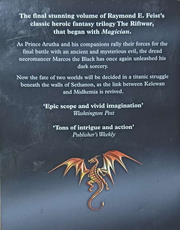 A Darkness at Sethanon - Raymond E Feist - Softcover - 527 pages