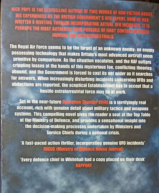 Operation Thunderchild - Nick Pope - Softcover - 292 pages