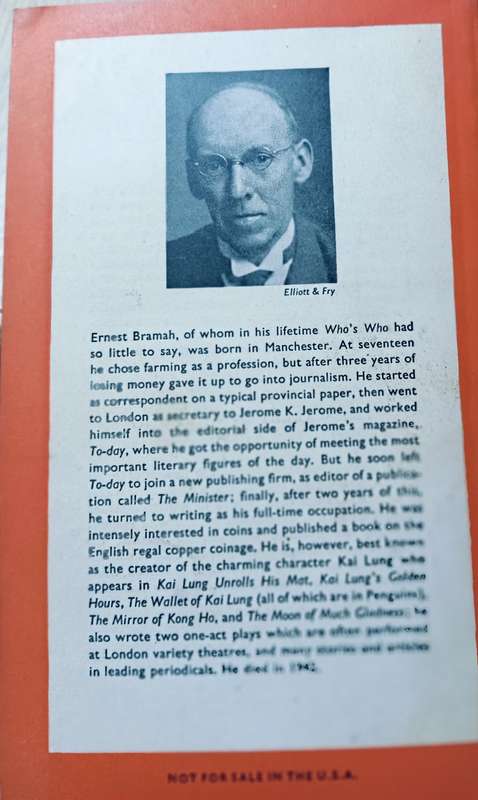 Kai Lung's Golden Hours - Ernest Bramah - Softcover - 254 pages - A Penguin Classic