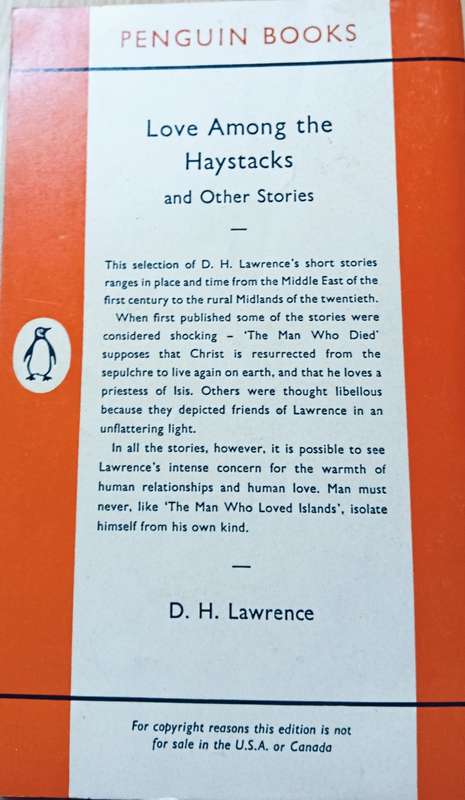 Love Among the Haystacks - D.H. Lawrence - Softcover - 173 pages - A Penguin Classic