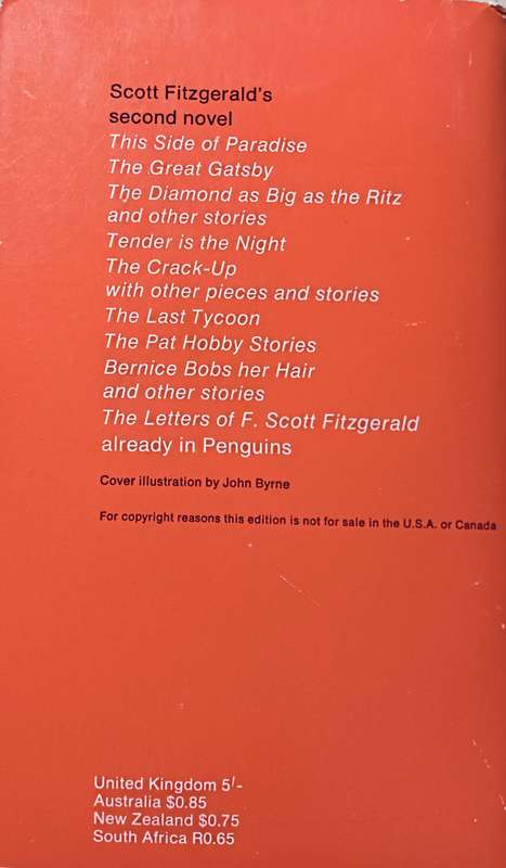The Beautiful and the Damned - F. Scott Fitzgerald - Softcover - 471 pages - A Penguin Classic