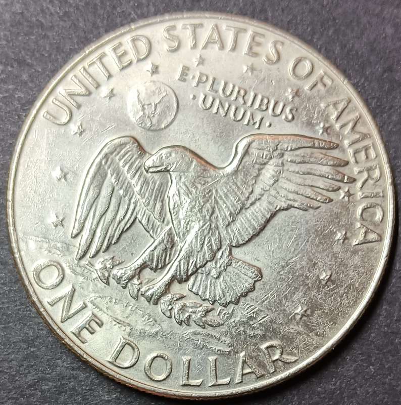 USA Eisenhower One Dollar 1977 - as per photograph