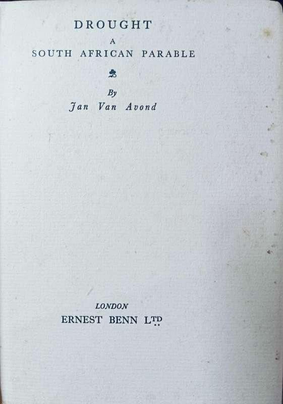 The Drought - Jan van Avond - Hardcover - 68 pages - Penguin Classic