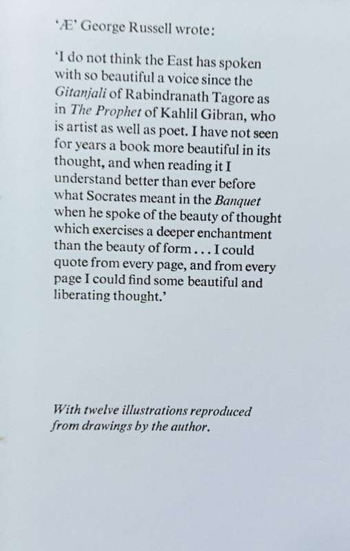 The Prophet - Kahlil Gibran- Hardcover - 112 pages