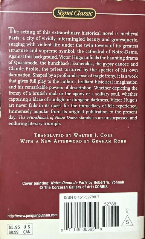 The Hunchback of Notre-Dame - Victor Hugo - Softcover - 510 pages