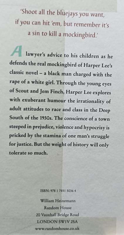 To Kill a Mockingbird - Harper Lee - Hardcover - 309 pages