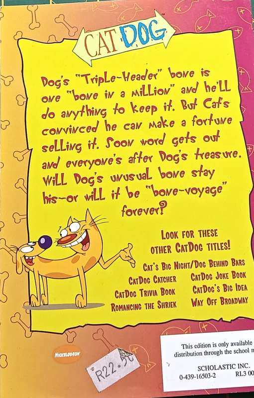 Catdog Chapter Book 5: The Perfect Bone - Terry Collins - Softcover - 63 pages